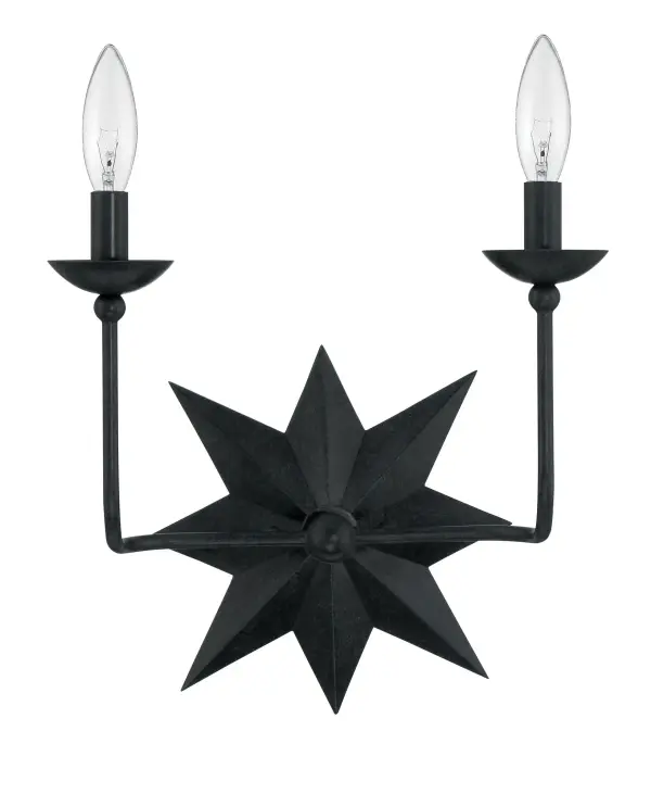 Whimsical Coastal Sconce with Rustic Edge and Versatile Appeal - Image 1