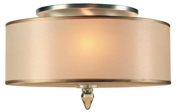 The Luxo 14" Semi Flush Mount combines understated luxury with versatile design. Featuring an oversized oval Lucite beaded center stem and dramatic fabric shade, it delivers refined sophistication and diffused ambient lighting.