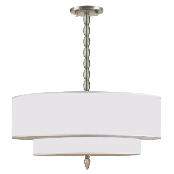 Luxo 26" Chandelier in Antique Brass - Image 8