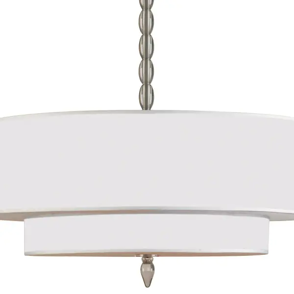 Luxo 26" Chandelier in Antique Brass - Image 9