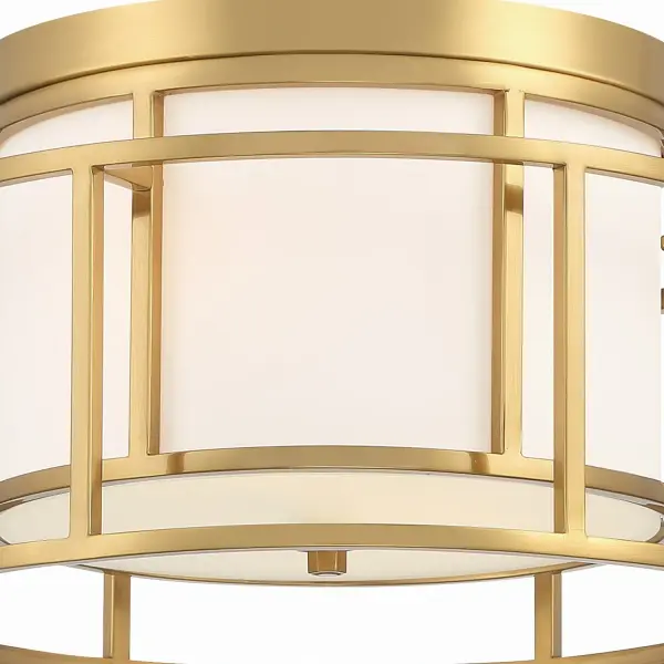 Hulton 15" Flush Mount in Luxe Gold - Image 4