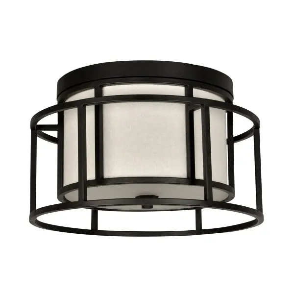 Hulton 15" Flush Mount in Luxe Gold - Image 8