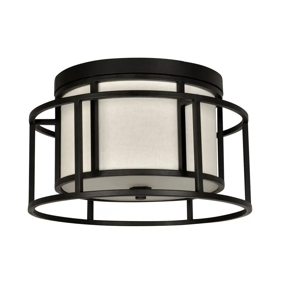 Hulton 15" Flush Mount in Luxe Gold - Image 8