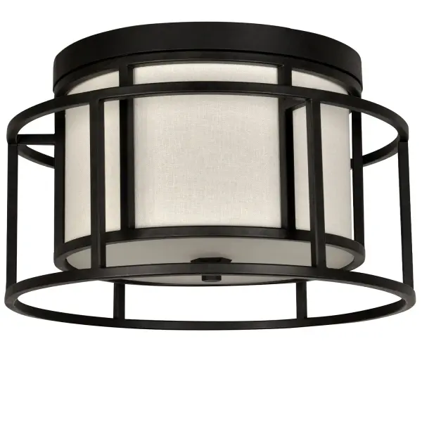 Hulton 15" Flush Mount in Luxe Gold - Image 9