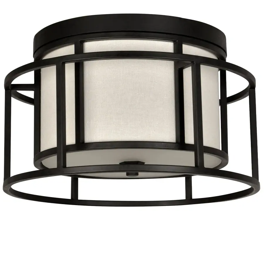 Hulton 15" Flush Mount in Luxe Gold - Image 9