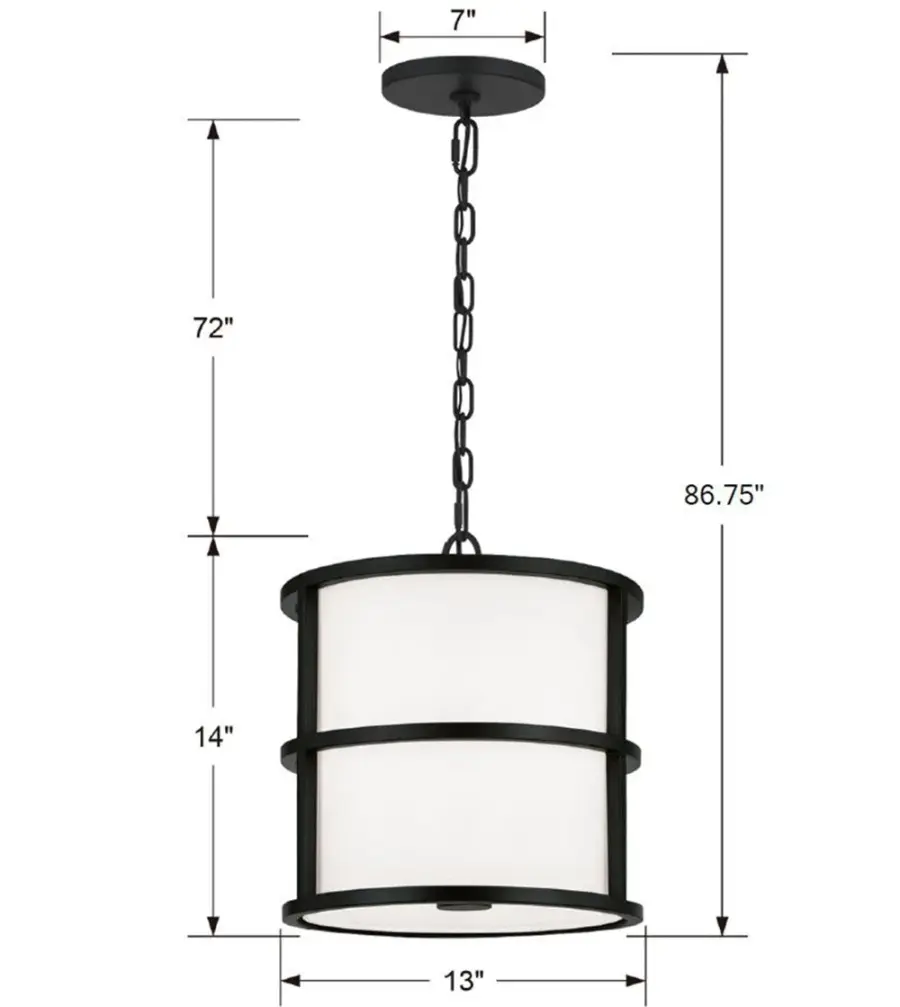 Hulton 13" Pendant in Luxe Gold - Image 12