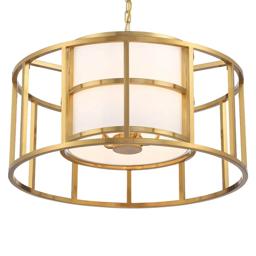 Hulton 25" Chandelier in Luxe Gold - Image 3