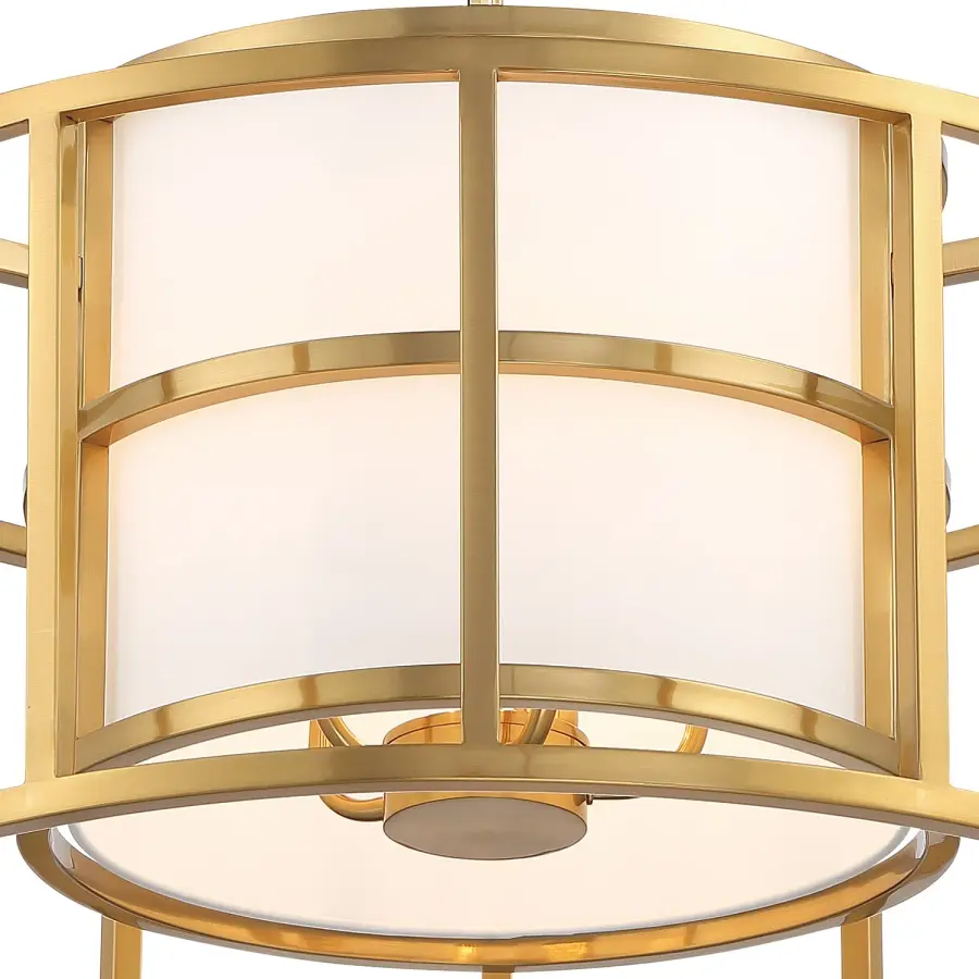 Hulton 25" Chandelier in Luxe Gold - Image 4