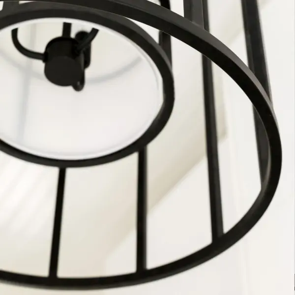 Hulton 21" Matte Black Chandelier - Image 2