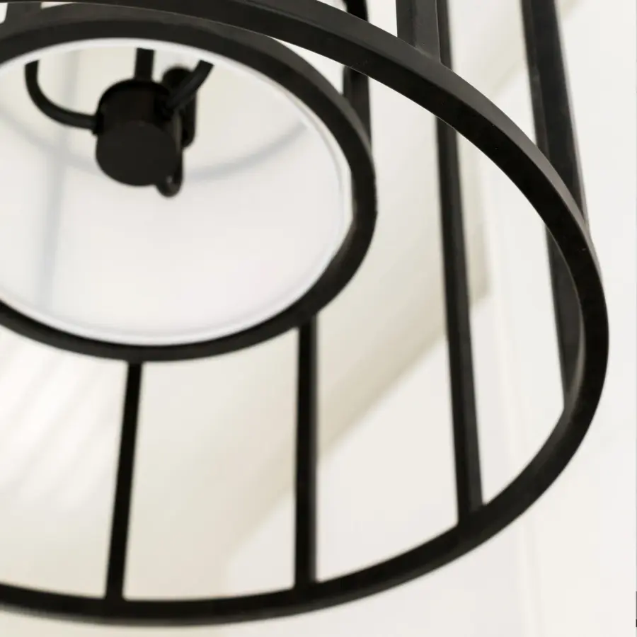 Hulton 21" Matte Black Chandelier - Image 2