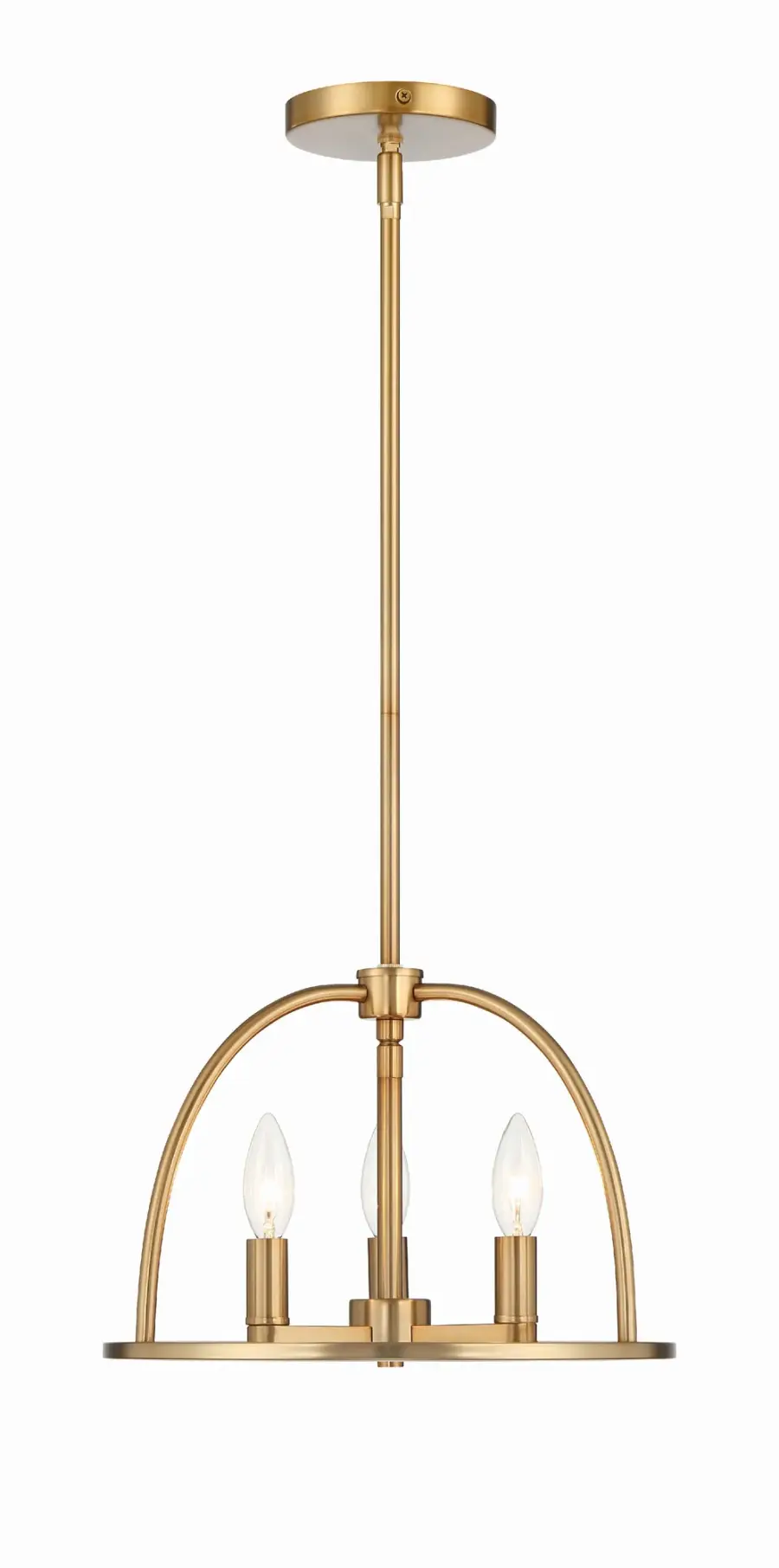 Abbott 13.75" Black Chandelier - Image 1
