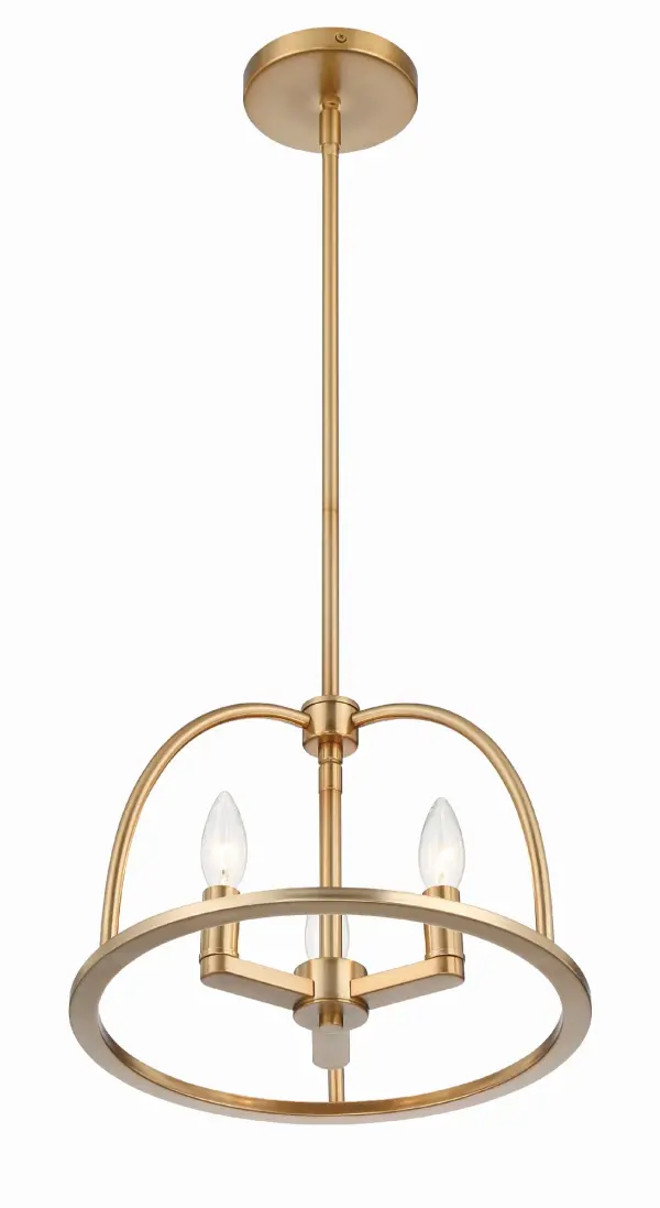 Abbott 13.75" Black Chandelier - Image 2