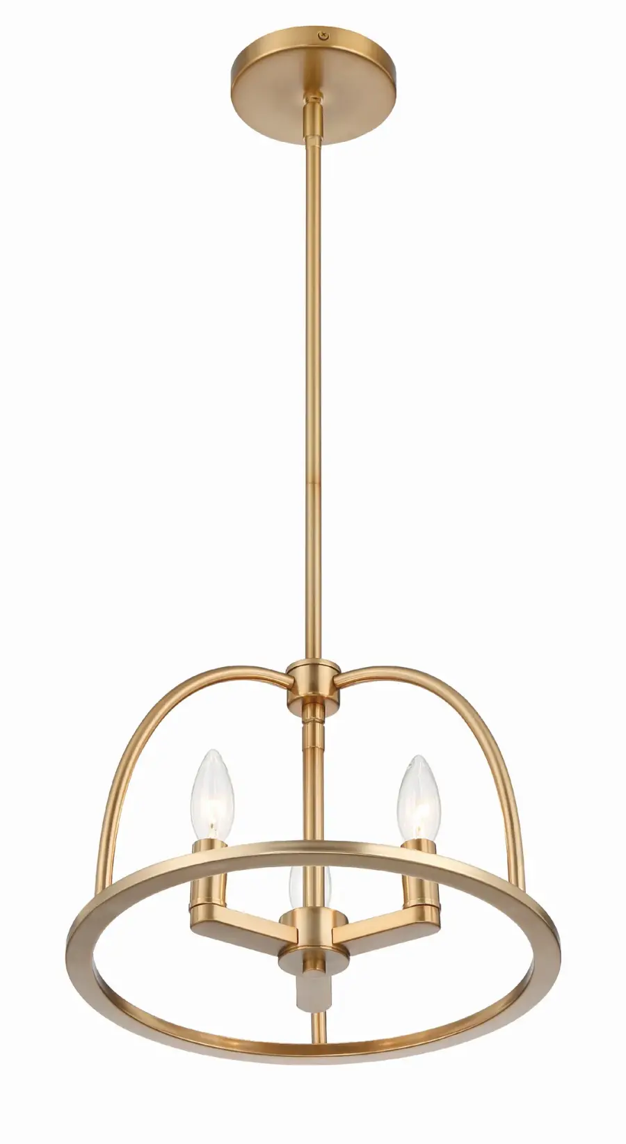 Abbott 13.75" Black Chandelier - Image 2