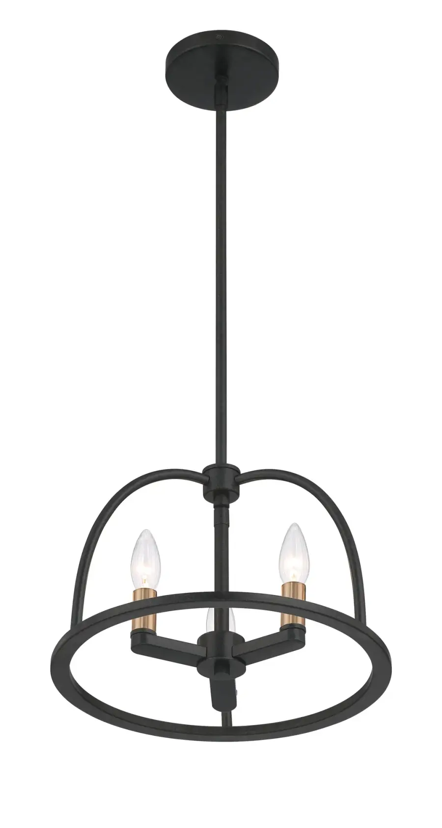 Abbott 13.75" Black Chandelier - Image 15