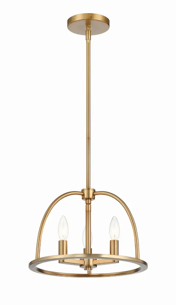 Abbott 13.75" Black Chandelier - Image 3
