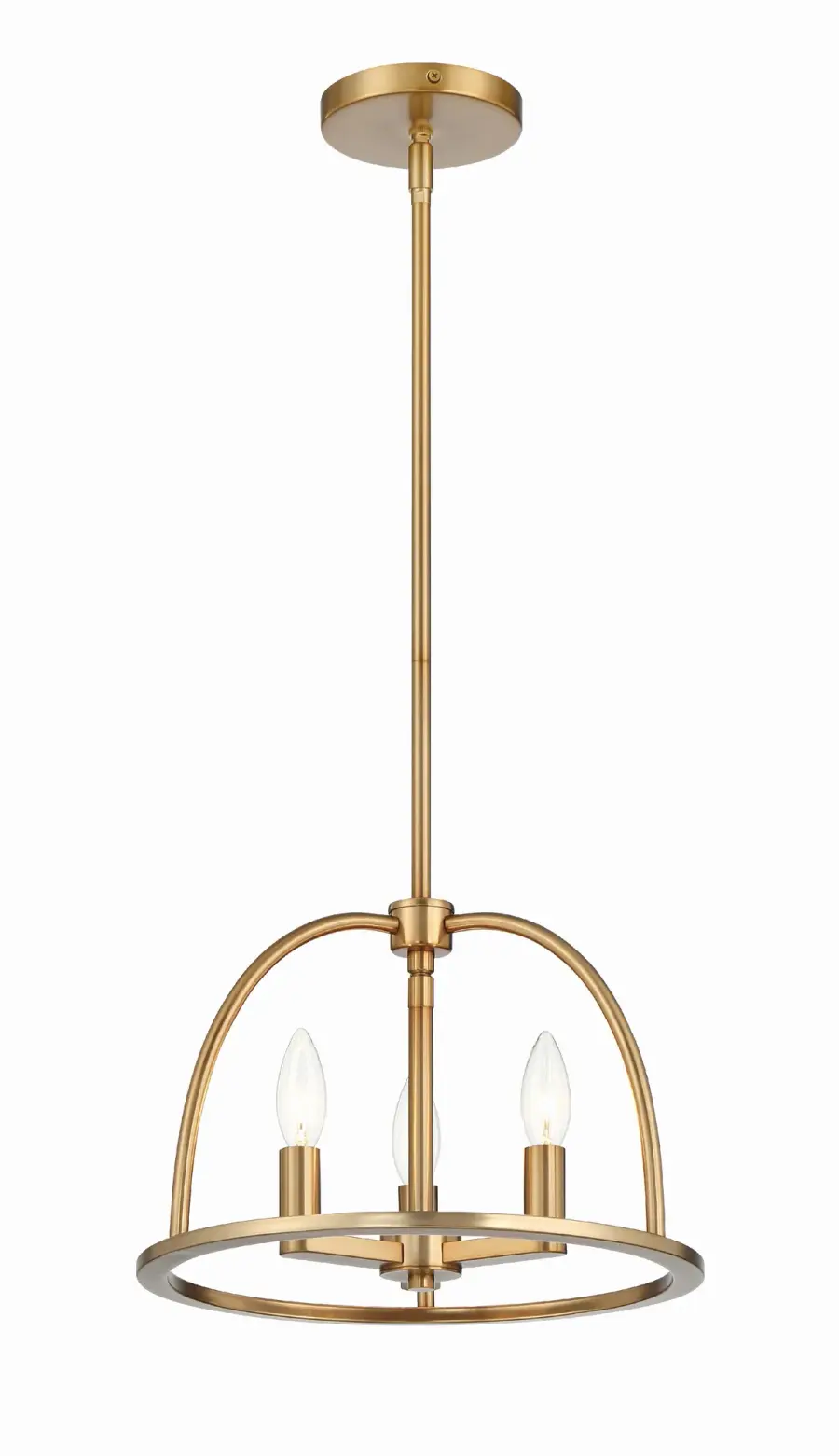 Abbott 13.75" Black Chandelier - Image 3