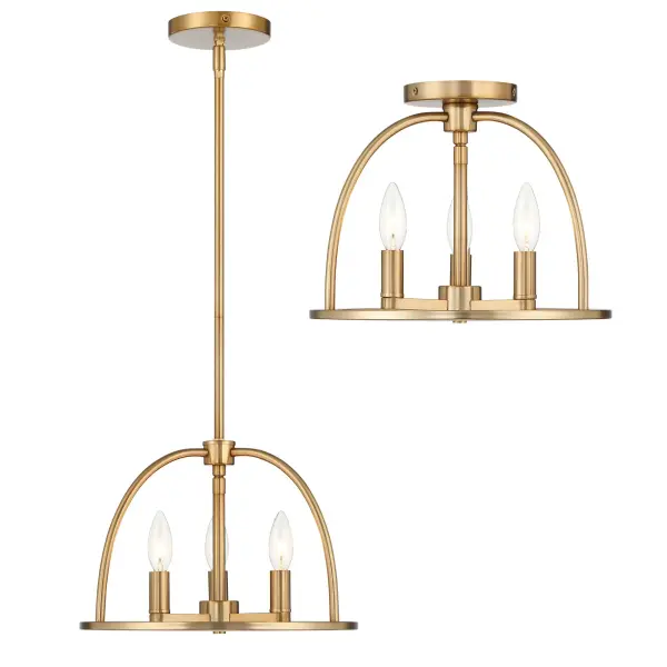 Abbott 13.75" Black Chandelier - Image 5