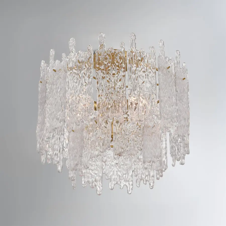 Ackerly 16" Semi Flush Mount in Aged Brass - Image 6