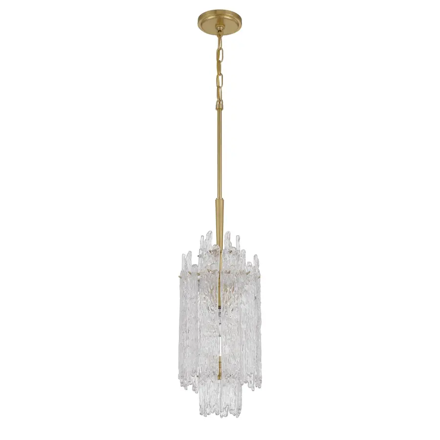 Ackerly 8.5" Ice Glass Chandelier - Image 2