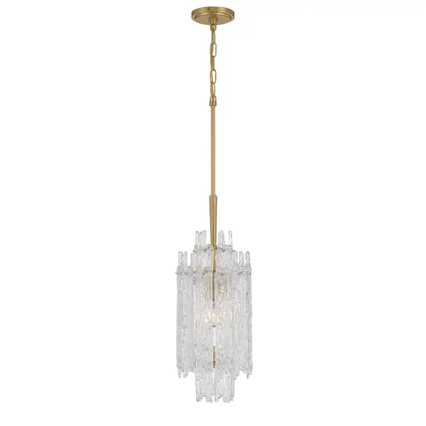 Ackerly 8.5" Ice Glass Chandelier - Image 3
