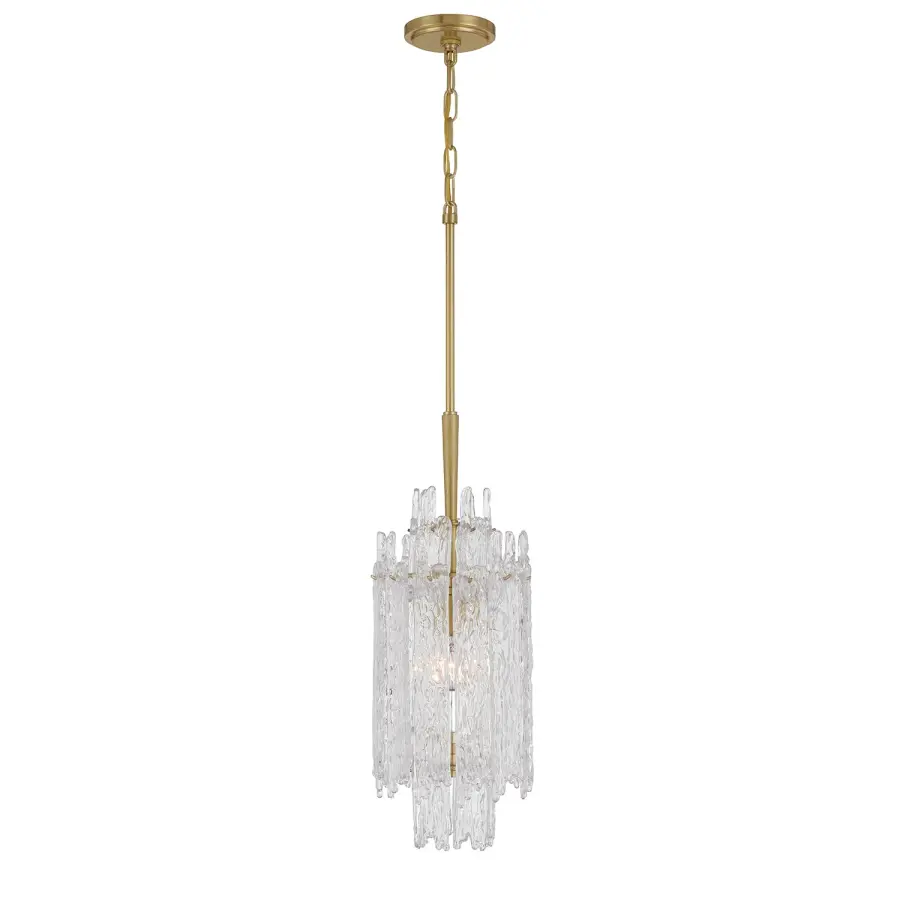 Ackerly 8.5" Ice Glass Chandelier - Image 3