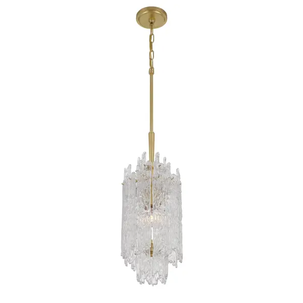 Ackerly 8.5" Ice Glass Chandelier - Image 4