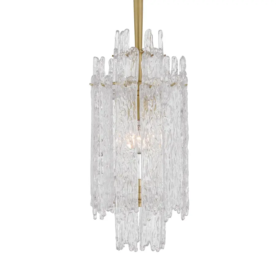Ackerly 8.5" Ice Glass Chandelier - Image 5