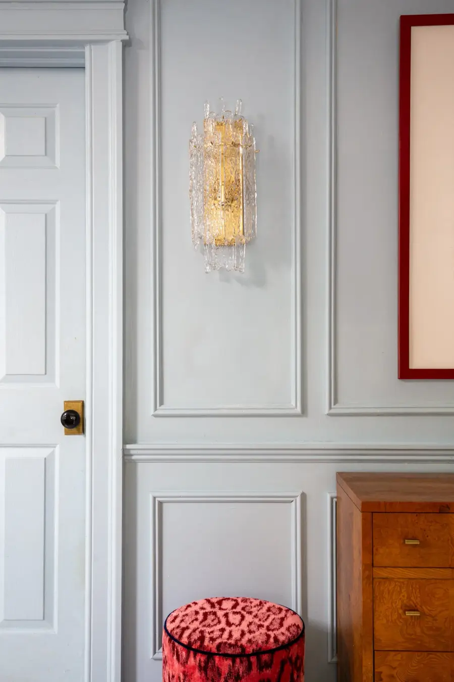 Ackerly 7.5" Ice Glass Sconce - Image 6