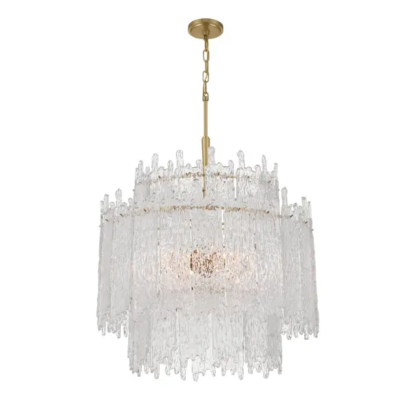 Ackerly 23.5" Ice Glass Chandelier - Image 1