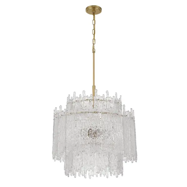 Ackerly 23.5" Ice Glass Chandelier - Image 2