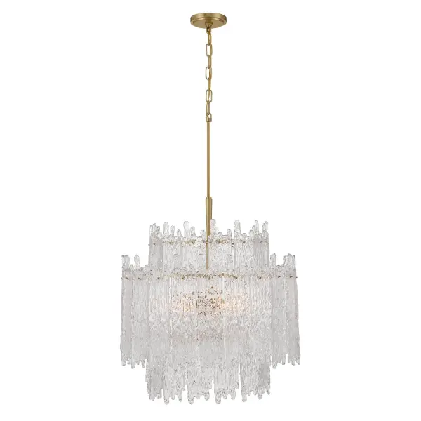 Ackerly 23.5" Ice Glass Chandelier - Image 3