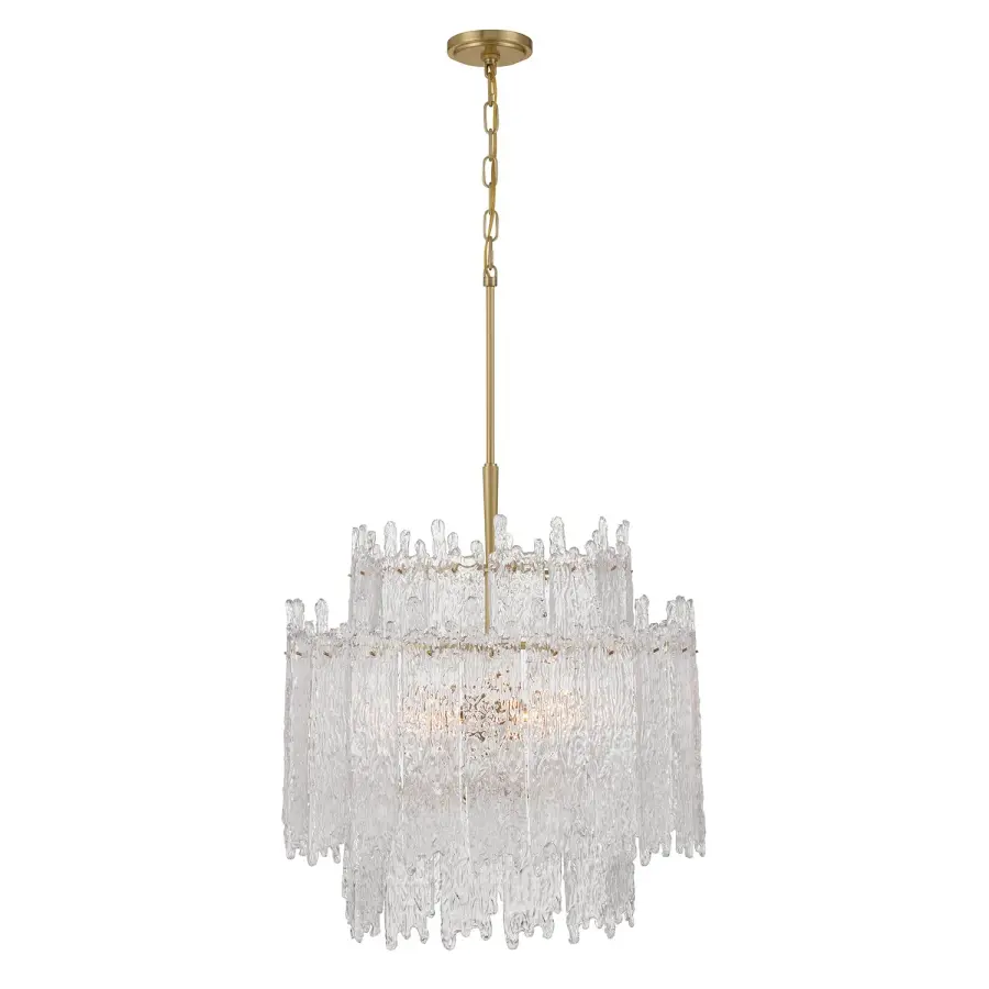 Ackerly 23.5" Ice Glass Chandelier - Image 3