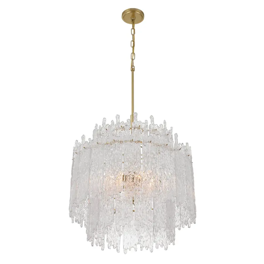 Ackerly 23.5" Ice Glass Chandelier - Image 4