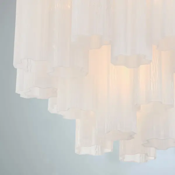 Addis 17.75" Chandelier in Polished Chrome with Autumn Glass - Image 36