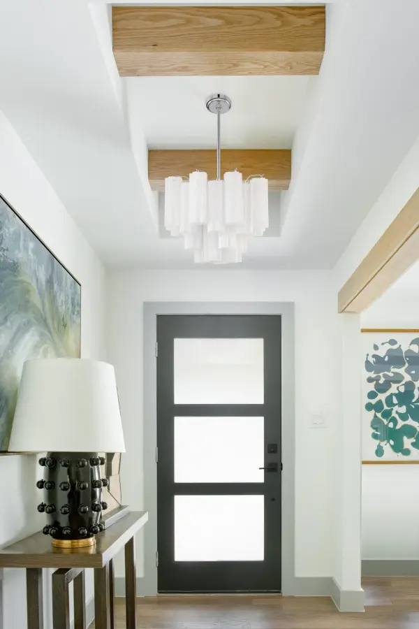 Addis 17.75" Chandelier in Polished Chrome with Autumn Glass - Image 37