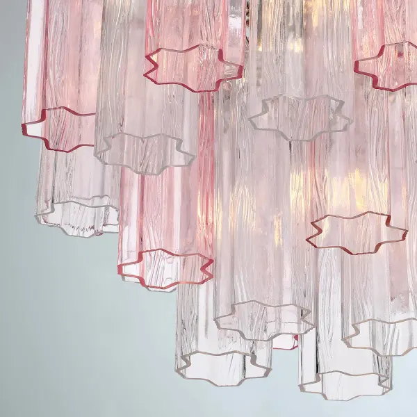 Addis 17.75" Chandelier in Polished Chrome with Autumn Glass - Image 5