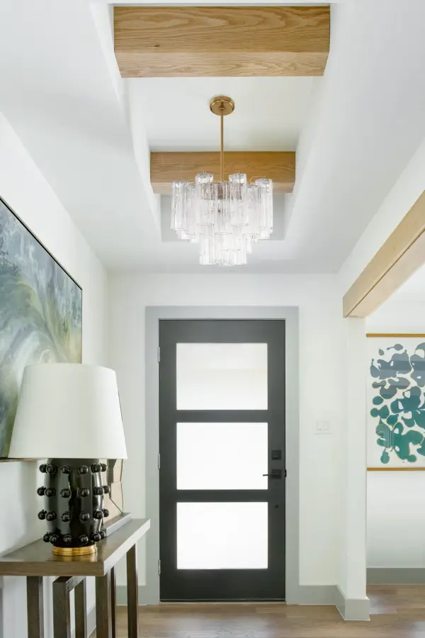 Addis 17.75" Chandelier in Polished Chrome with Autumn Glass - Image 70