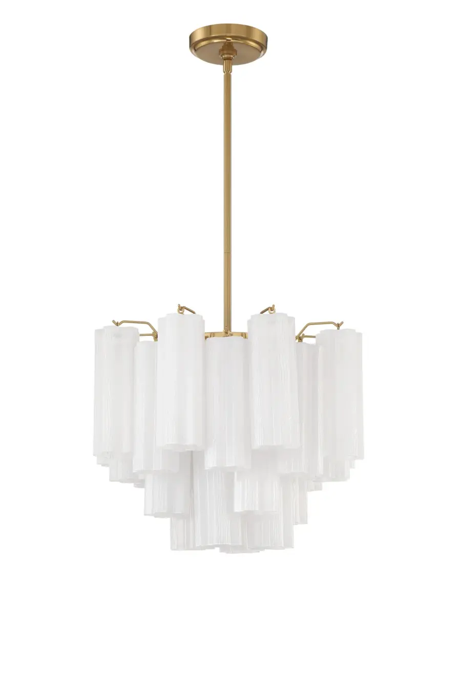 Addis 17.75" Chandelier in Polished Chrome with Autumn Glass - Image 79
