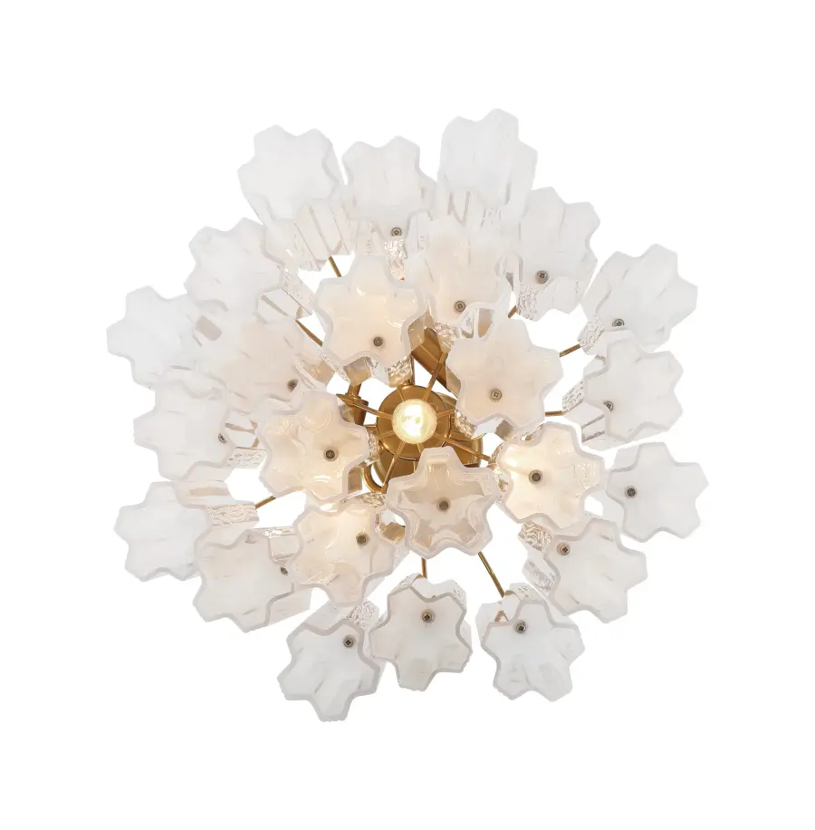 Addis 17.75" Chandelier in Polished Chrome with Autumn Glass - Image 81