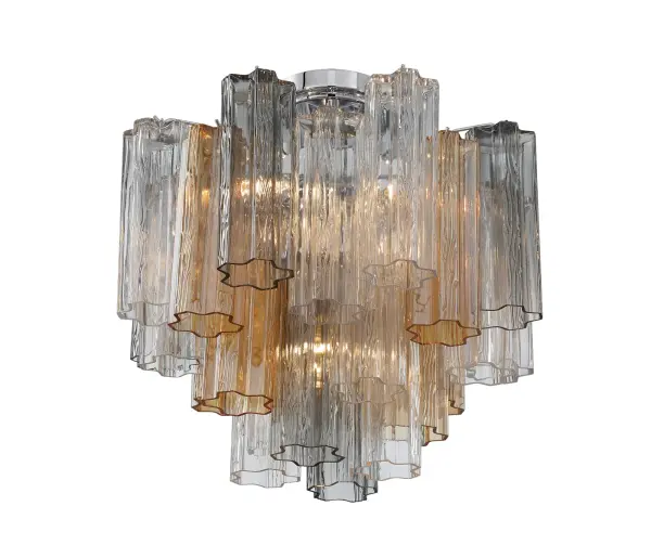 Stunning Mid-Century Statement Piece with Iconic Tronchi Glass Design - Image 11