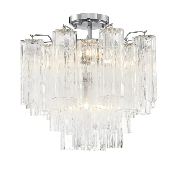 Stunning Mid-Century Statement Piece with Iconic Tronchi Glass Design - Image 17
