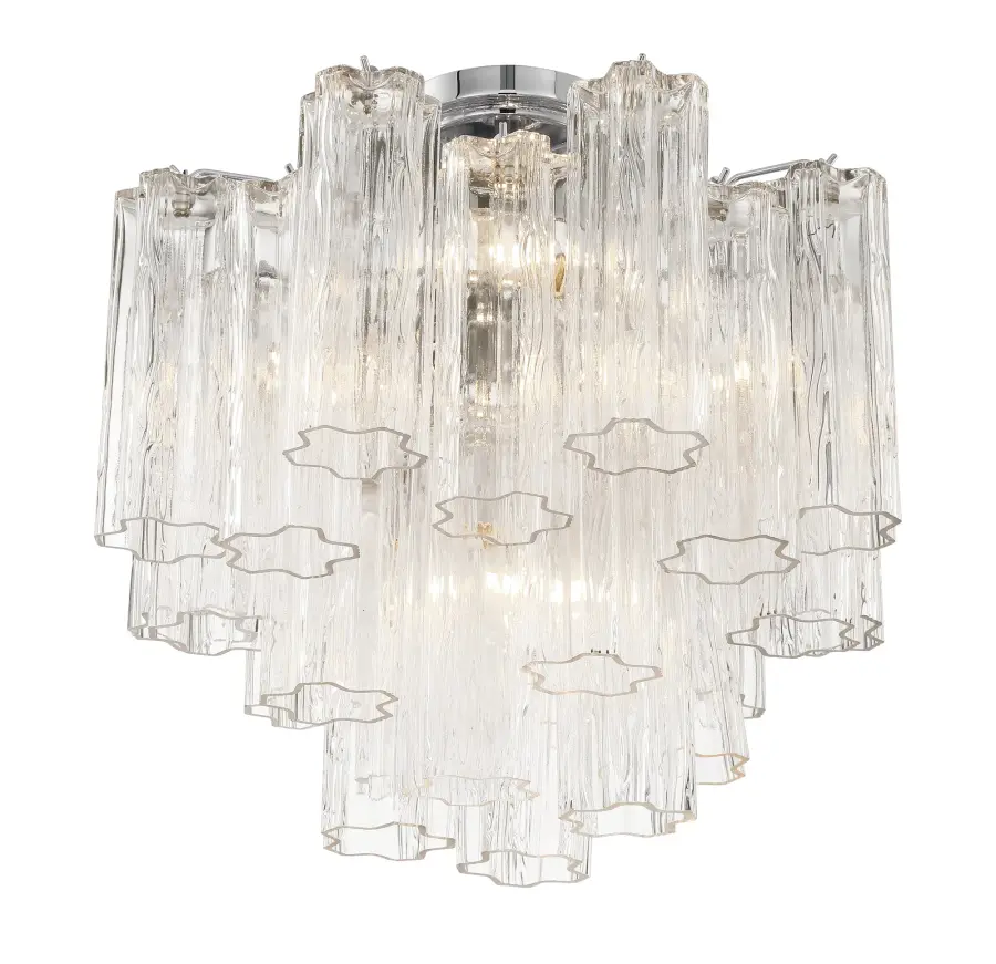Stunning Mid-Century Statement Piece with Iconic Tronchi Glass Design - Image 19