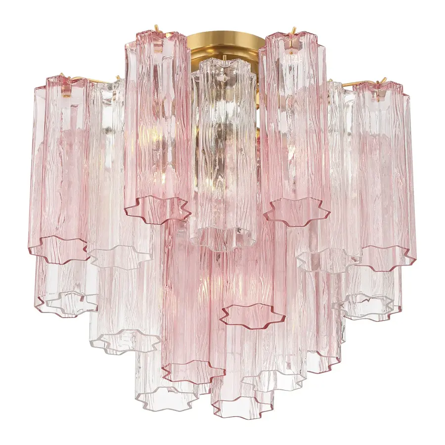 Stunning Mid-Century Statement Piece with Iconic Tronchi Glass Design - Image 43