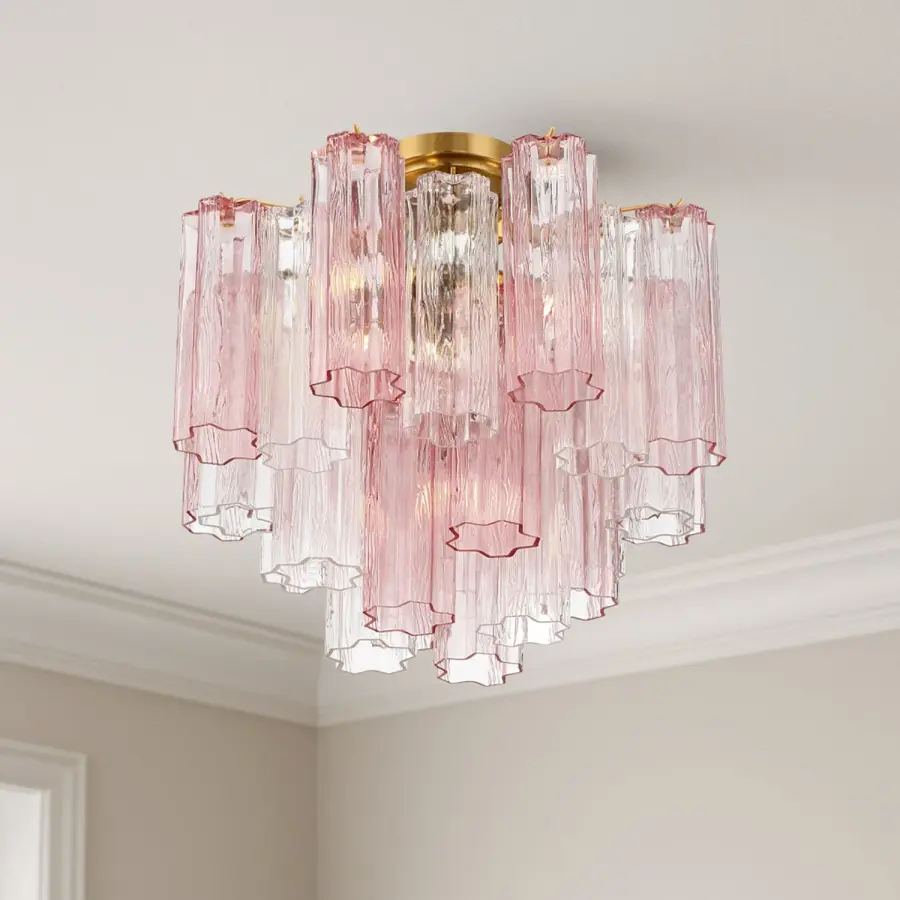 Stunning Mid-Century Statement Piece with Iconic Tronchi Glass Design - Image 46