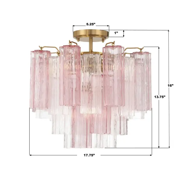 Stunning Mid-Century Statement Piece with Iconic Tronchi Glass Design - Image 47