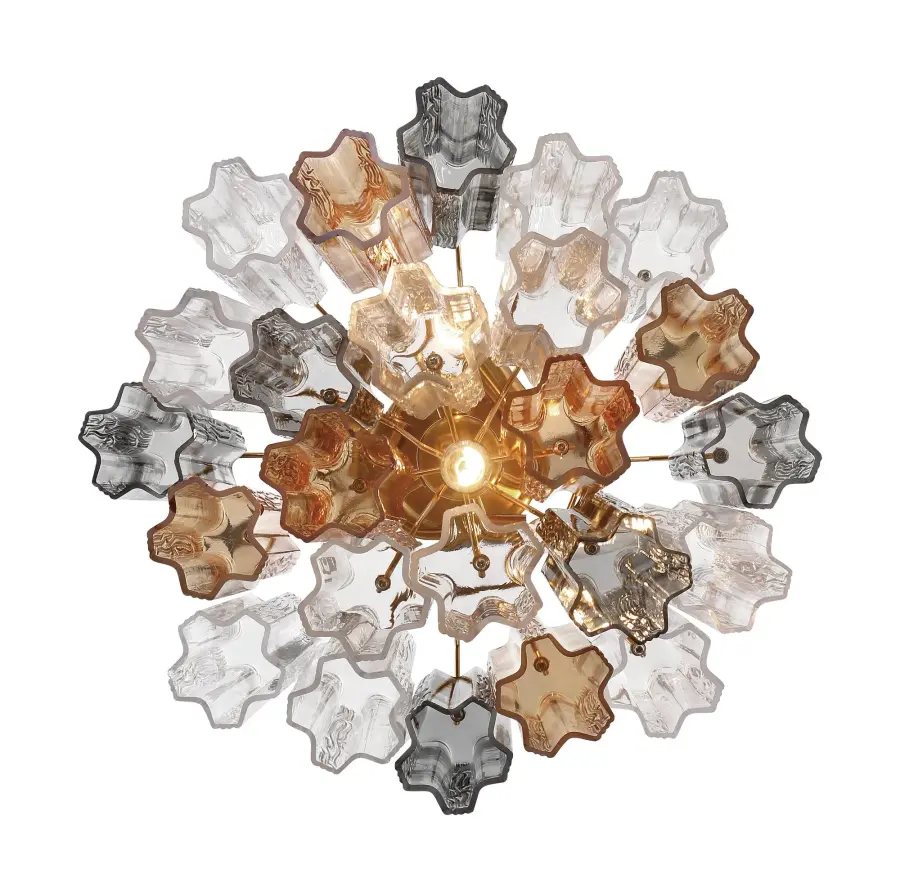 Stunning Mid-Century Statement Piece with Iconic Tronchi Glass Design - Image 57