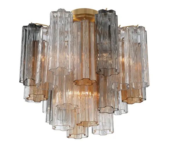 Stunning Mid-Century Statement Piece with Iconic Tronchi Glass Design - Image 58