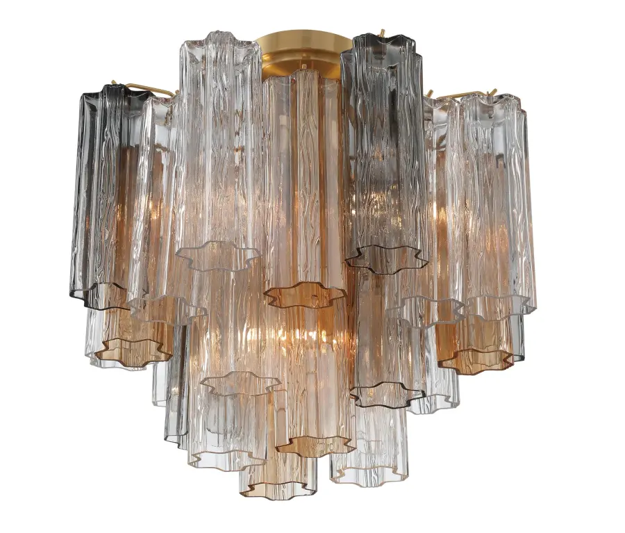 Stunning Mid-Century Statement Piece with Iconic Tronchi Glass Design - Image 58