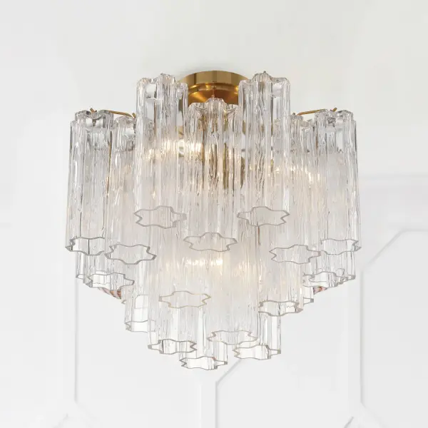 Stunning Mid-Century Statement Piece with Iconic Tronchi Glass Design - Image 69
