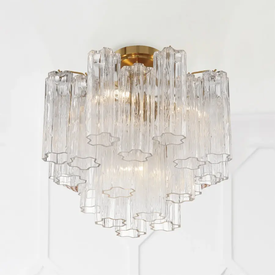 Stunning Mid-Century Statement Piece with Iconic Tronchi Glass Design - Image 69
